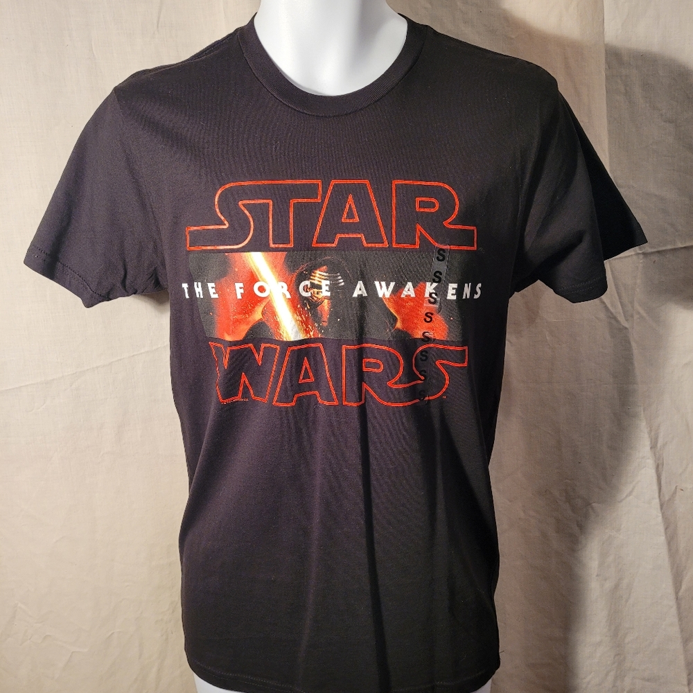 Black Star Wars The Force Awakens Kylo Ren Tee Shirt